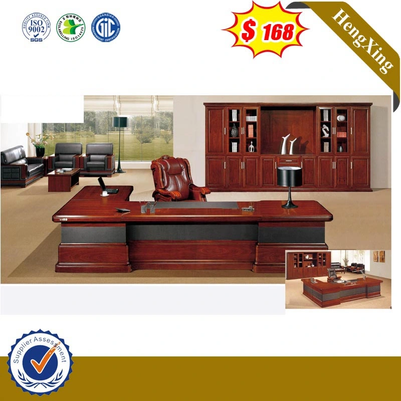 High Glossy Solid Wood Veneer Hotel Hospital Office Executive Table